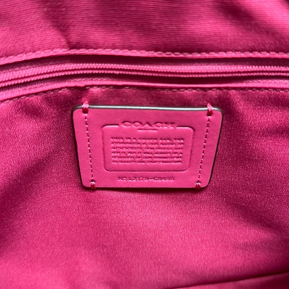 🔥🔥🔥NWT Coach Katy Pink Thick Strap Satchel Bag - Picture 10 of 12